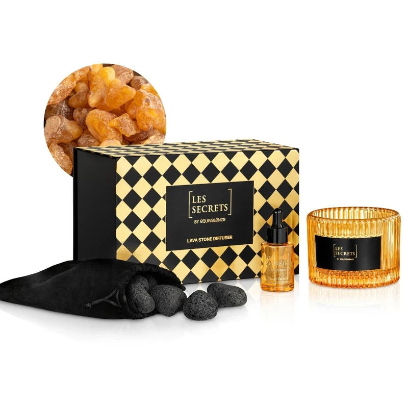 Set de Piedras de Lava Les Secrets Myrrhe Solaire