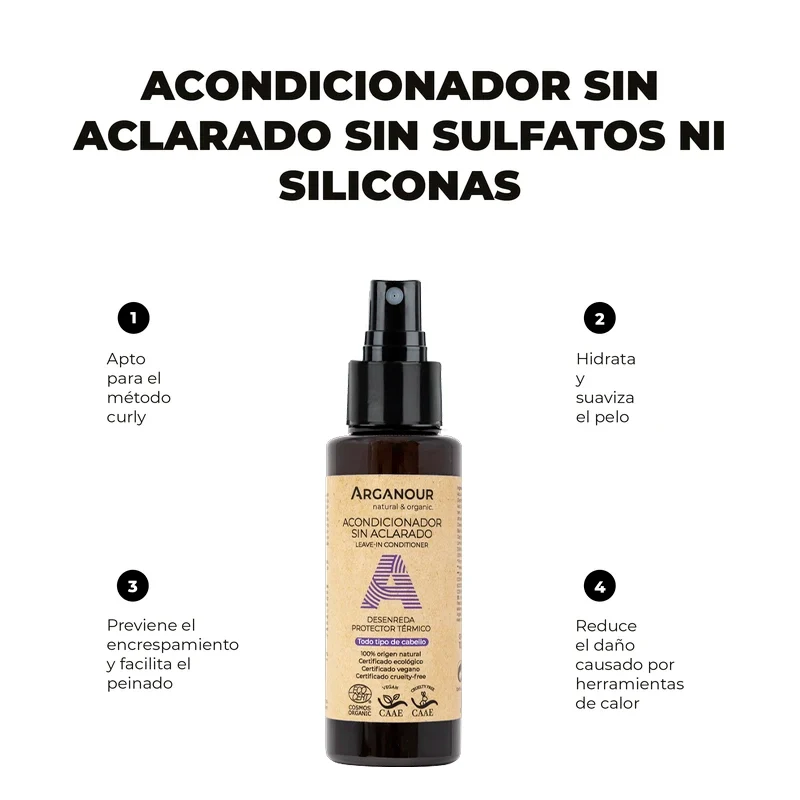Acondicionador sin aclarado