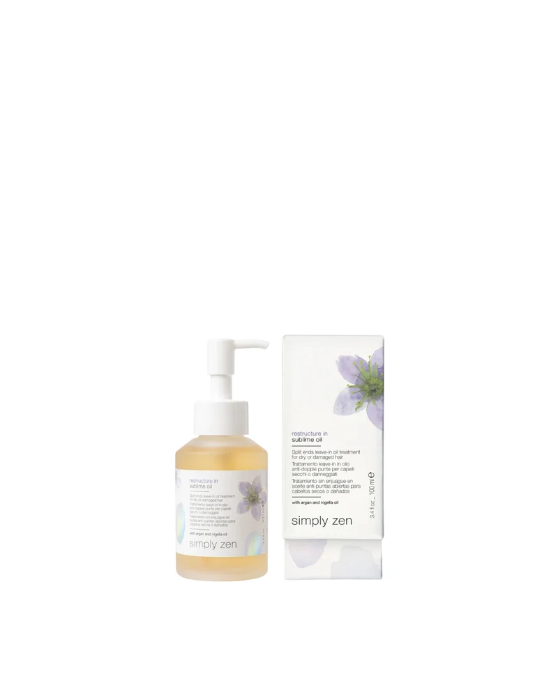 SIMPLY ZEN Restructure In Sublime Oil Limited Edition – Olio Levigante Anticrespo