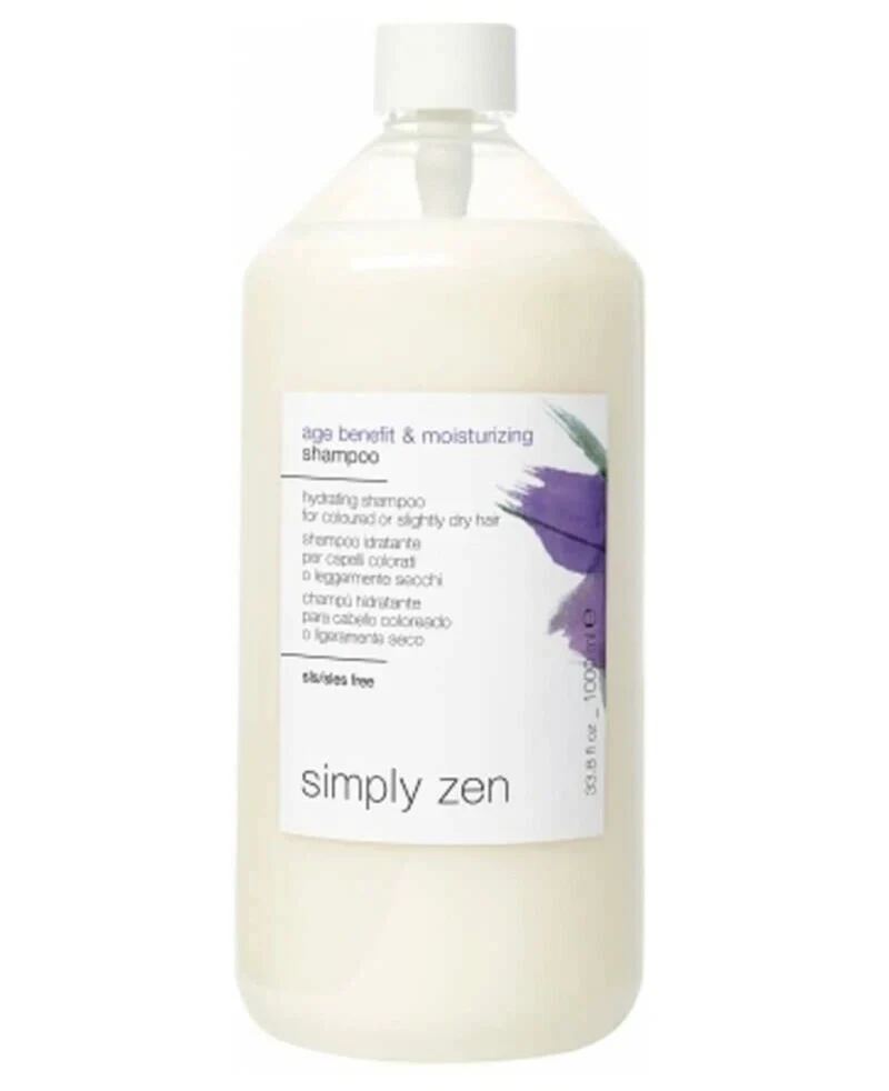 SIMPLY ZEN Age Benefit Moisturizing Shampoo – Shampoo Idratante per Capelli Colorati