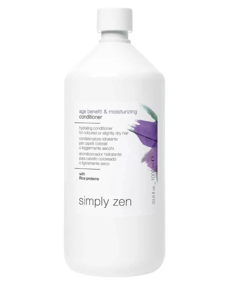 SIMPLY ZEN Age Benefit Moisturizing Conditioner – Balsamo Idratante per Capelli Colorati e Secchi