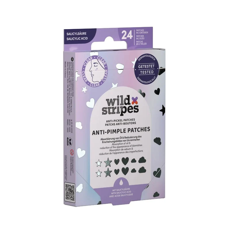 Wild Stripes Parche Anti-granos Holo Clear (Salicydic Acid)