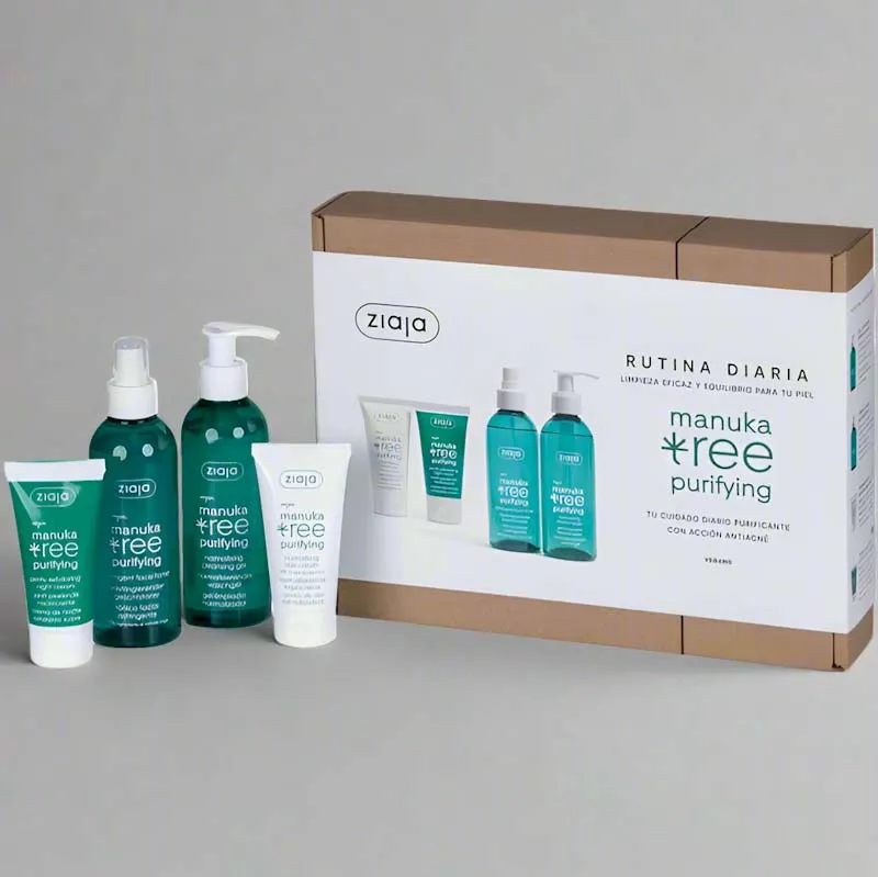 Set Rutina Facial piel grasa y con tendencia acneica – Árbol de Manuka