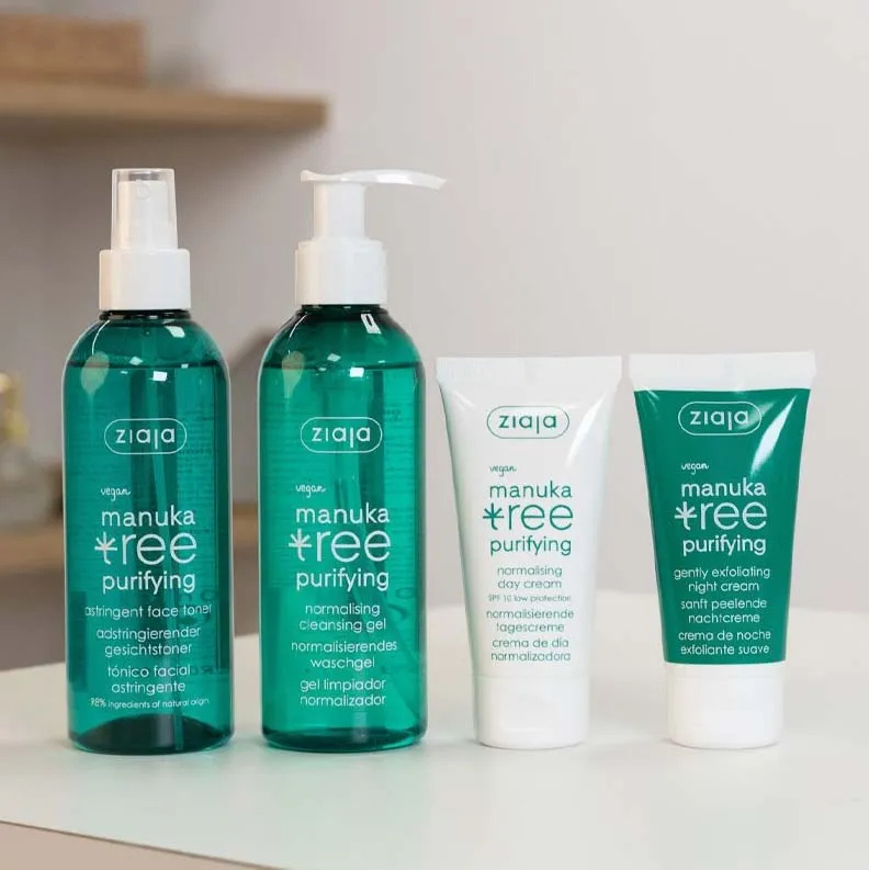 Set Rutina Facial piel grasa y con tendencia acneica – Árbol de Manuka