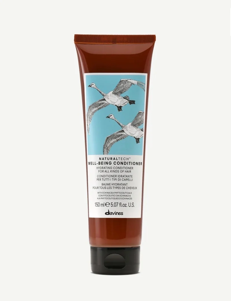 DAVINES NATURALTECH WELLBEING CONDITIONER – Conditioner Idratante per Tutti i Tipi di Capelli