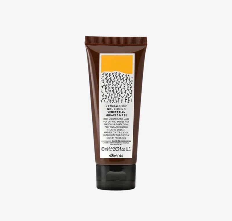 DAVINES NATURALTECH NOURISHING VEGETARIAN MIRACLE MASK – Maschera Extra Idratante per Capelli Secchi e Sfibrati