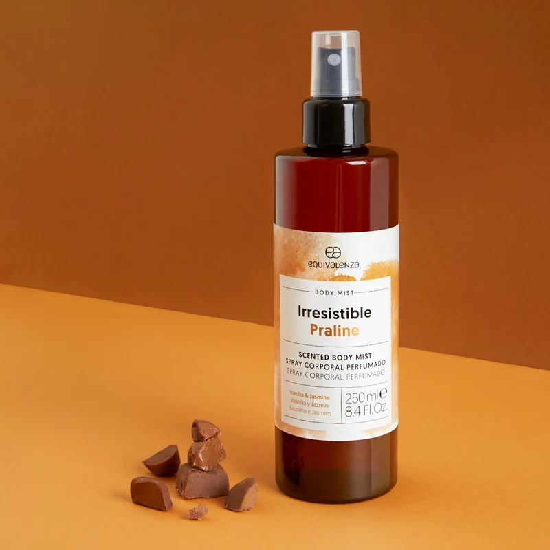 Body Mist Irresistible Praline (praliné, vainilla y jazmín) 250ml