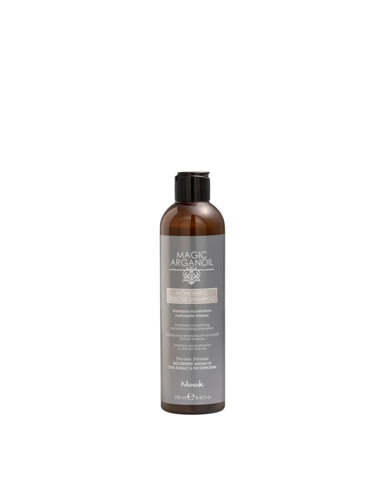 NOOK WONDERFUL RESCUE SHAMPOO – Shampoo ricostruttore professionale per capelli danneggiati, secchi e sensibilizzati
