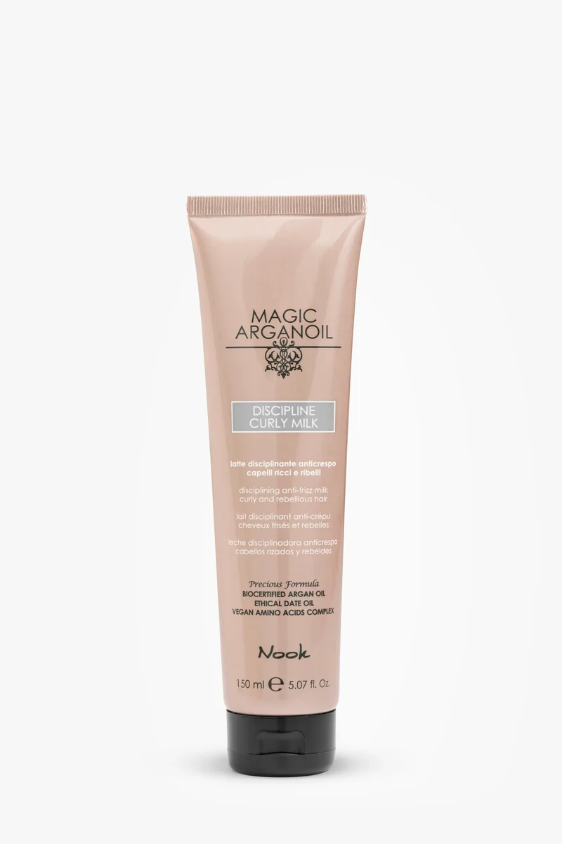 NOOK DISCIPLINE CURLY MILK – Latte disciplinante anti-crespo senza risciacquo per capelli ricci e mossi