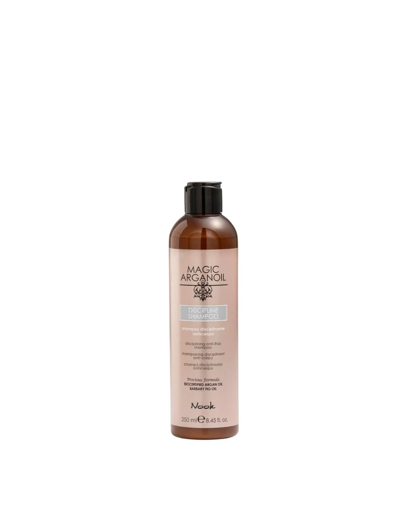 NOOK DISCIPLINE DISCIPLINING ANTI-FRIZZ SHAMPOO – Shampoo disciplinante anticrespo per capelli crespi, ribelli e porosi