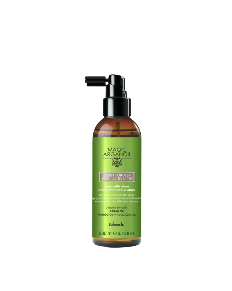 NOOK CURLY FOREVER CURL ACTIVATOR – Spray ravviva ricci senza risciacquo per capelli ricci e mossi