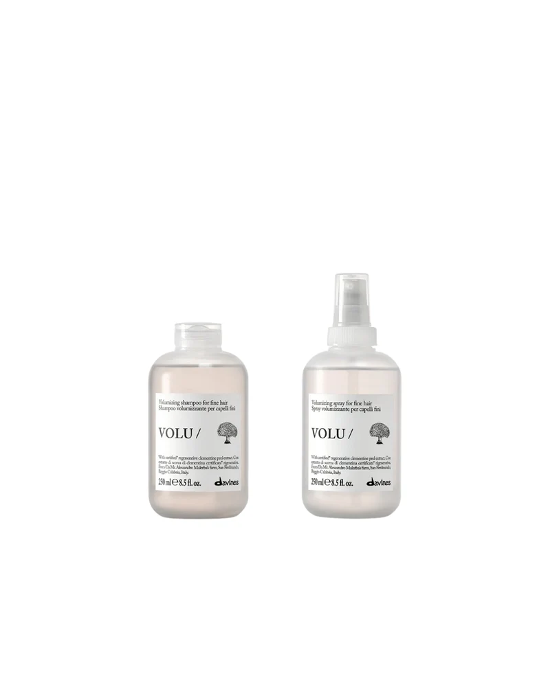 KIT DAVINES VOLU SHAMPOO & HAIR MIST – Routine Volumizzante per Capelli Fini e Senza Corpo