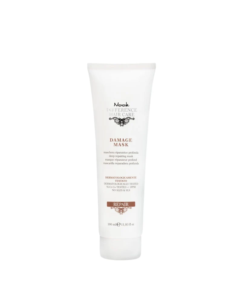 NOOK REPAIR DAMAGE MASK – Maschera riparatrice profonda per capelli medi e grossi