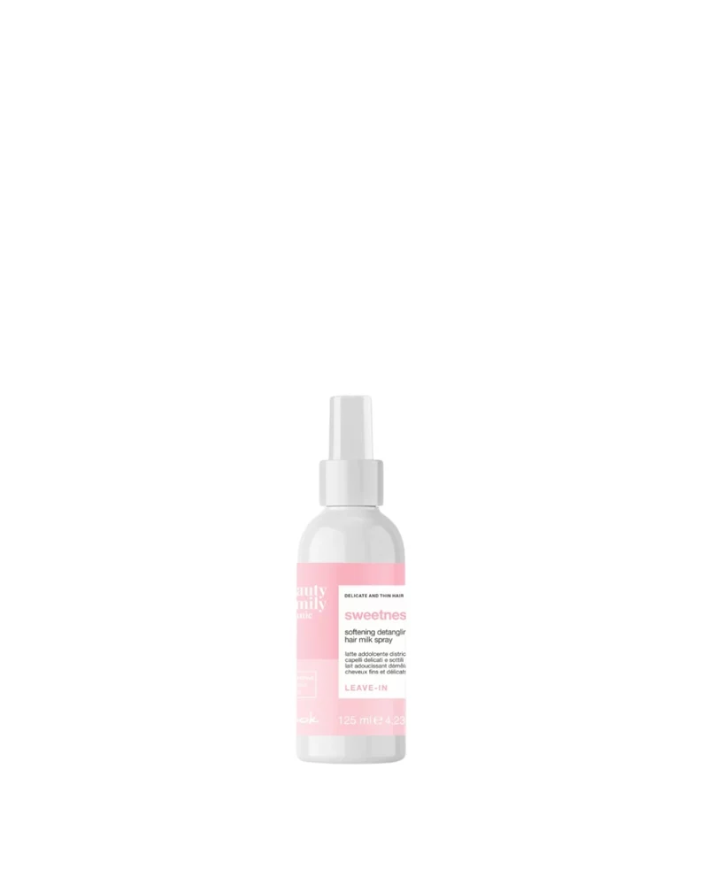 NOOK SWEETNESS SOFTENING DETANGLING HAIR MILK SPRAY – LEAVE IN – Latte districante addolcente senza risciacquo per capelli delicati e sottili