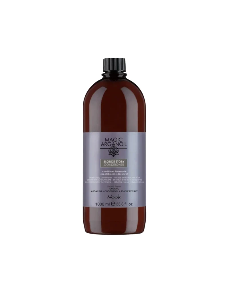 NOOK BLONDE STORY ILLUMINATING CONDITIONER – Conditioner illuminante per capelli biondi, decolorati, con mèches, bianchi e grigi