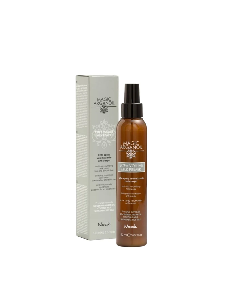 NOOK EXTRA VOLUME MILK PRIMER – Latte primer volumizzante senza risciacquo per capelli fini e senza volume