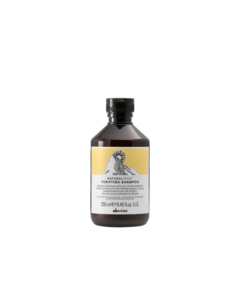 DAVINES NATURALTECH PURIFYING SHAMPOO – Shampoo Purificante Antiforfora per Cute con Forfora Secca e Grassa