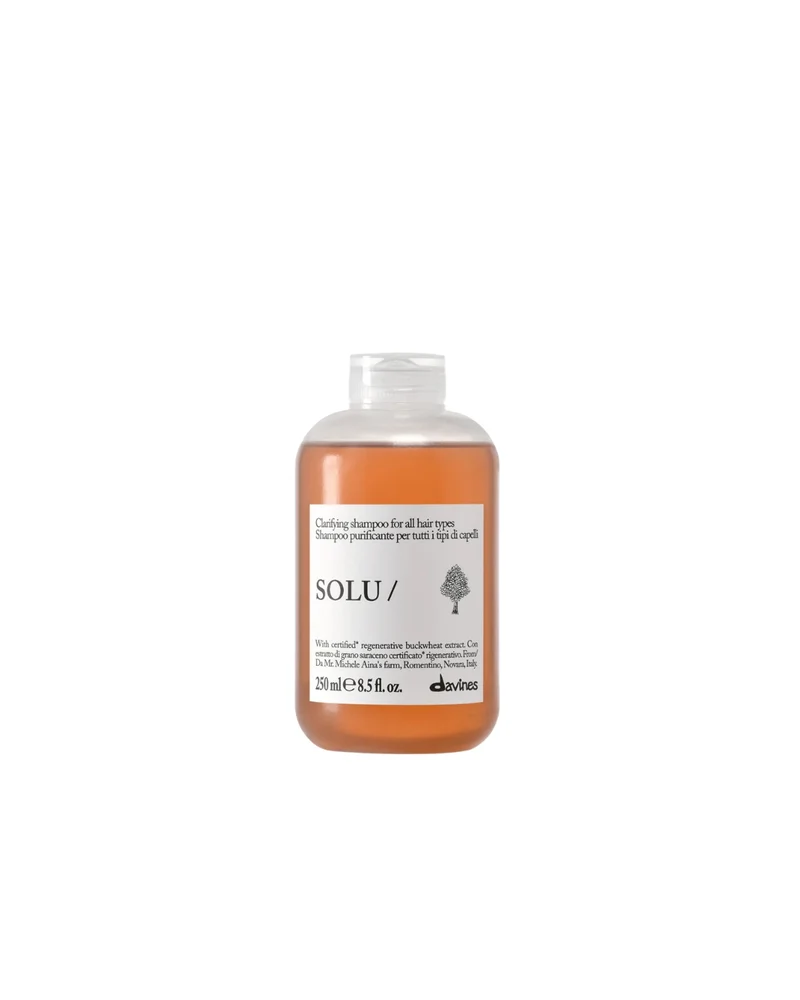 DAVINES SOLU SHAMPOO – Shampoo Purificante per Tutti i Tipi di Capelli