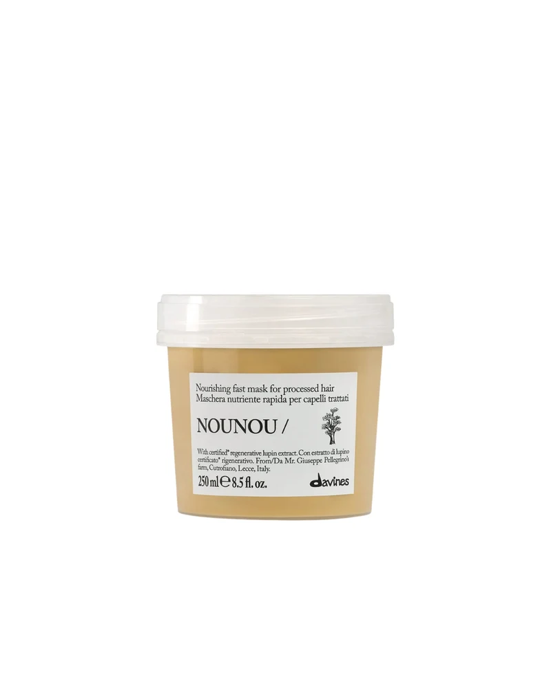 DAVINES NOUNOU MASK – Maschera Nutriente Riparatrice per Capelli Trattati e Danneggiati