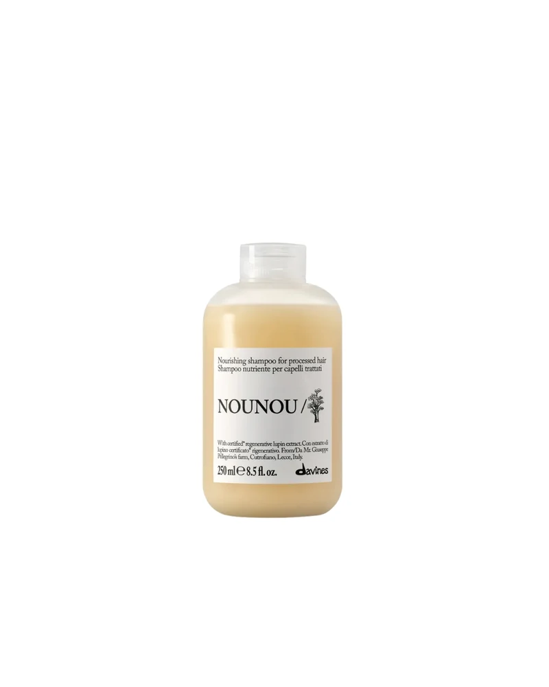 DAVINES NOUNOU SHAMPOO – Shampoo Nutriente per Capelli Danneggiati, Secchi e Trattati