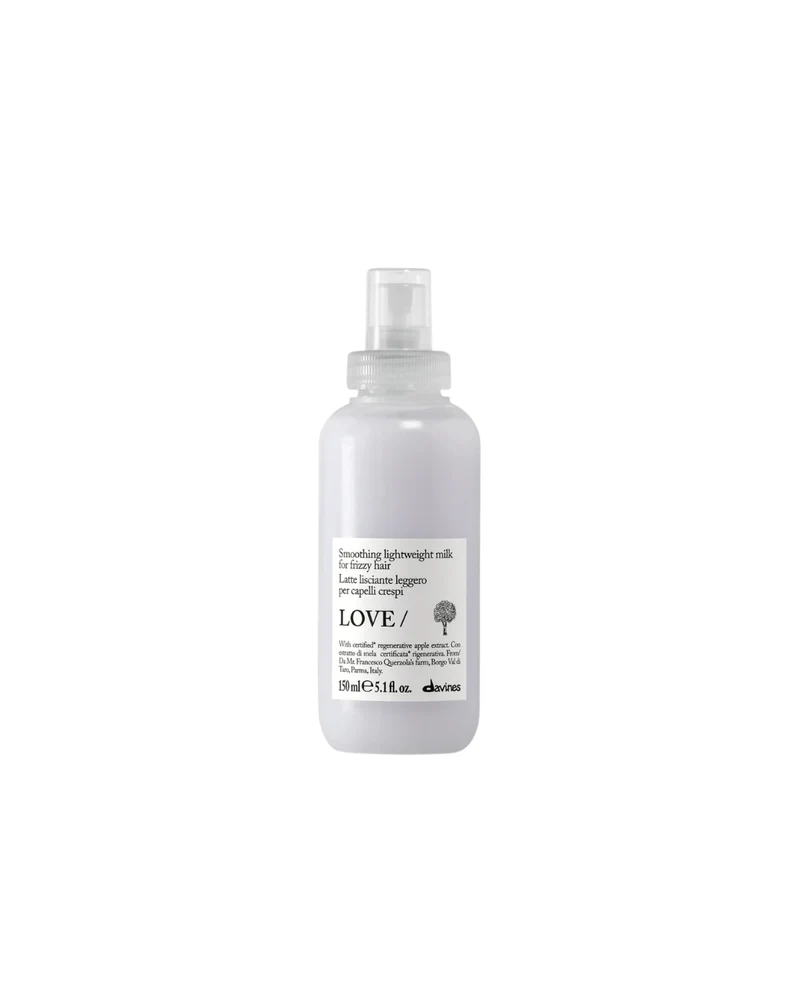 DAVINES LOVE SMOOTHING LIGHTWEIGHT MILK – Latte Leave-In Lisciante per Capelli Fini e Crespi