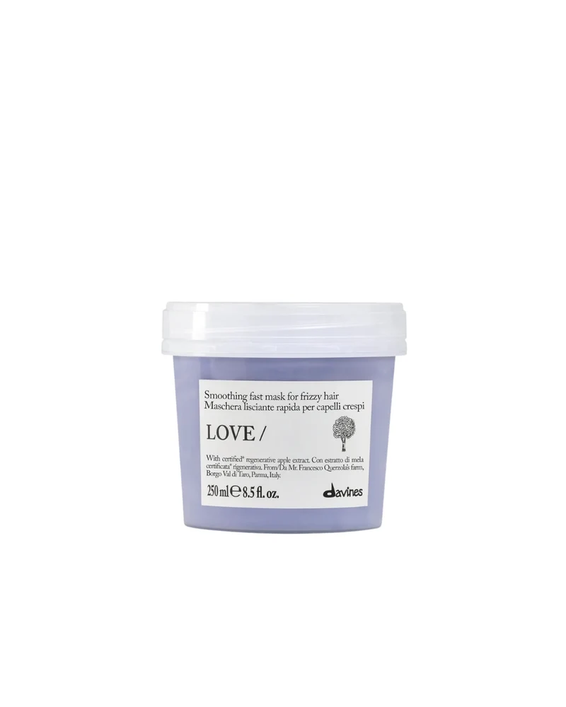 DAVINES LOVE SMOOTHING MASK – Maschera Lisciante per Capelli Crespi, Spessi e Ribelli