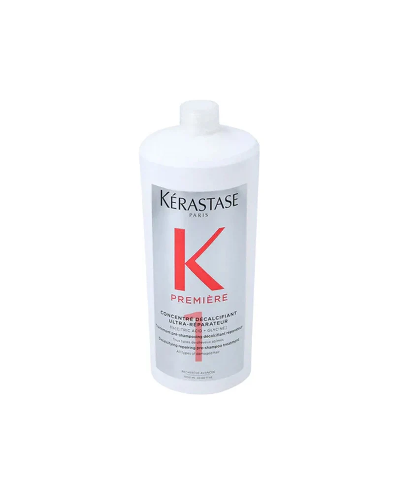 KÉRASTASE PREMIÈRE CONCENTRÉ DÉCALCIFIANT ULTRA-RÉPARATEUR – Trattamento pre-shampoo decalcificante e riparatore 1000 ml