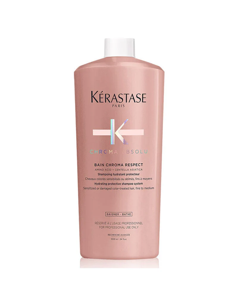KÉRASTASE CHROMA ABSOLU BAIN CHROMA RESPECT – Shampoo protettivo idratante per capelli colorati 1000 ml