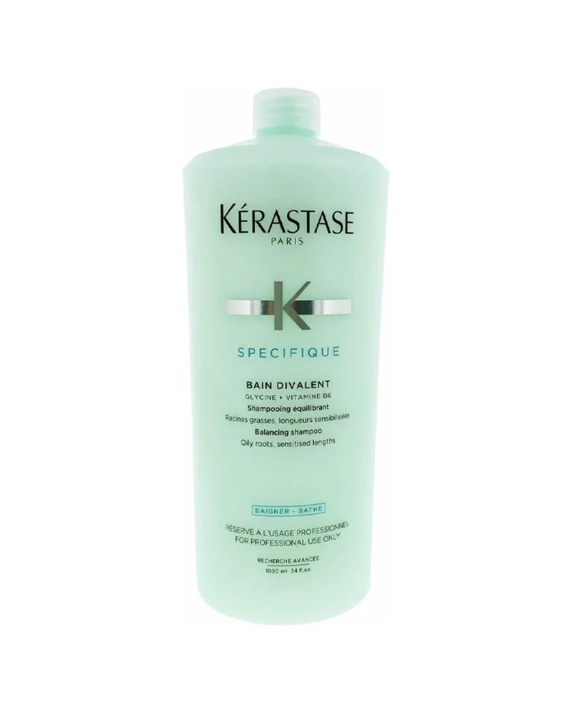 KÉRASTASE SPÉCIFIQUE BAIN DIVALENT – Shampoo riequilibrante per cute grassa e lunghezze sensibilizzate 1000 ml