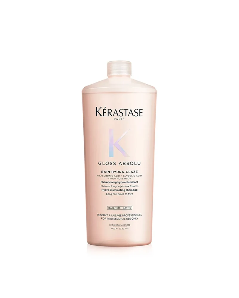 KÉRASTASE GLOSS ABSOLU BAIN HYDRA-GLAZE – Shampoo idratante e illuminante per capelli crespi 1000 ml