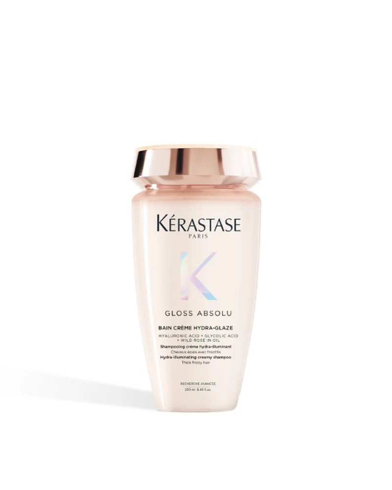 KÉRASTASE GLOSS ABSOLU BAIN CRÈME HYDRA-GLAZE – Shampoo cremoso idra-illuminante senza solfati per capelli spessi e crespi