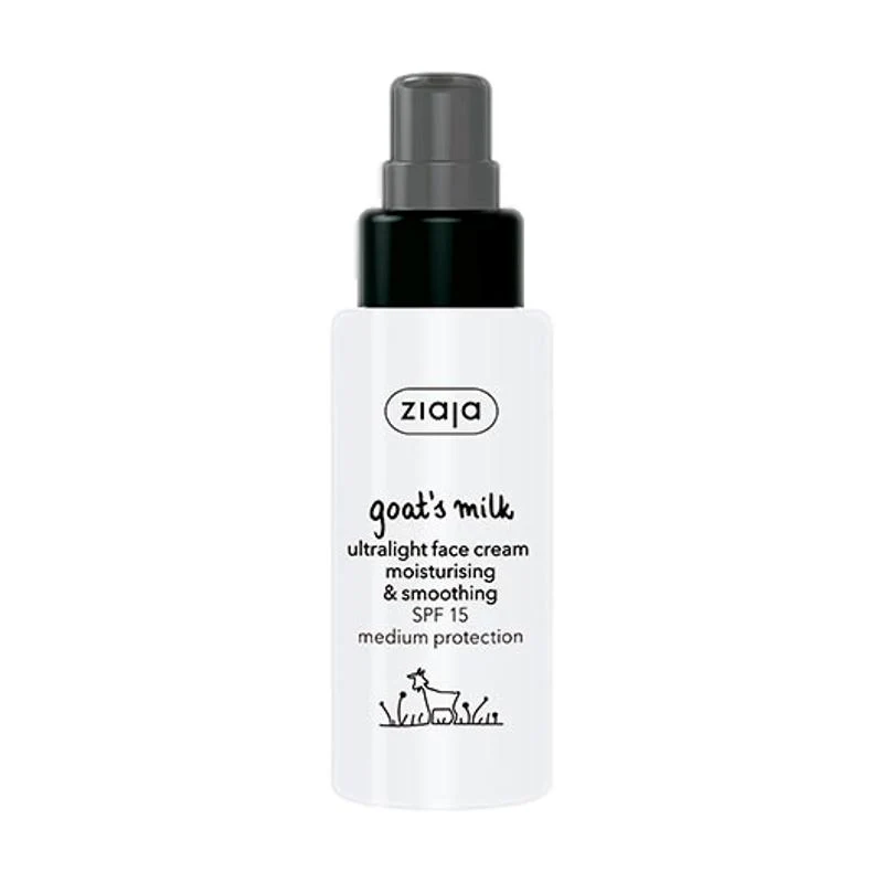 Crema facial ultralight SPF15 Leche de Cabra