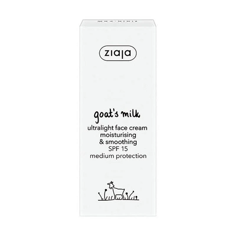 Crema facial ultralight SPF15 Leche de Cabra