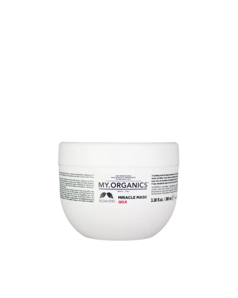 MY.ORGANICS MIRACLE MASK GOJI RESURRECTION - Maschera ristrutturante intensiva per capelli danneggiati 500 ml