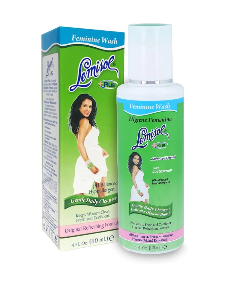 Lemisol Plus – Gel de higiene íntima femenina pH balanceado | Frescor con mentol y limpieza suave (uso externo)