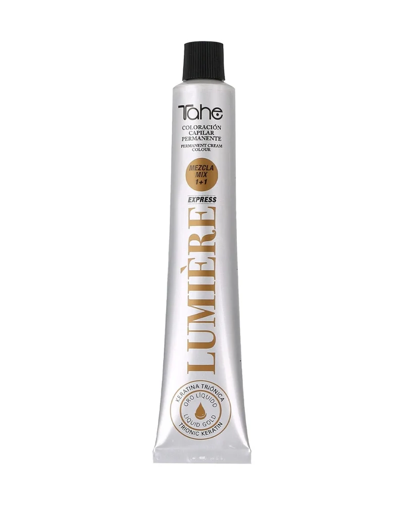 TAHE - Lumière Tinte Permanente 100 ml - Cobertura Total de Canas y Brillo Espejo - Bajo en Amoniaco