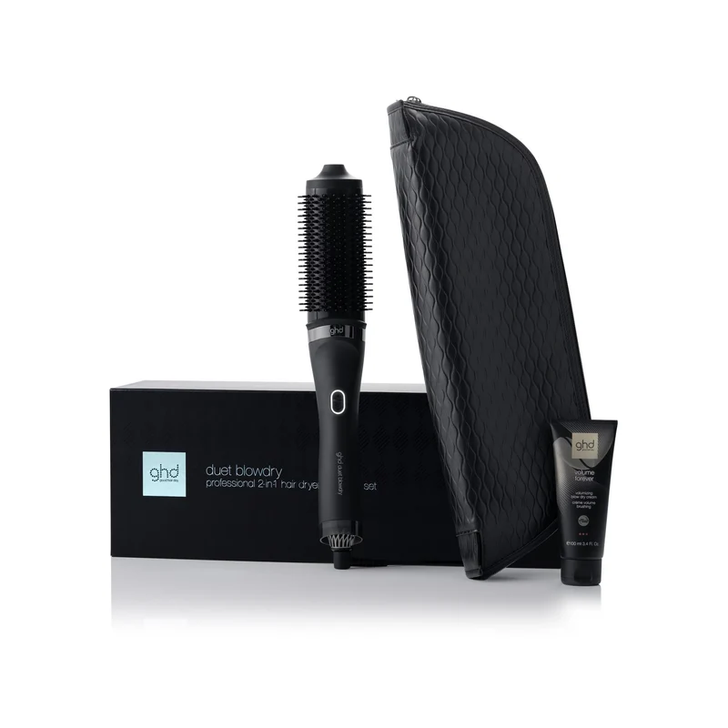 GHD Cepillo secador 2 en 1 Duet Blowdry gift set iced luxe