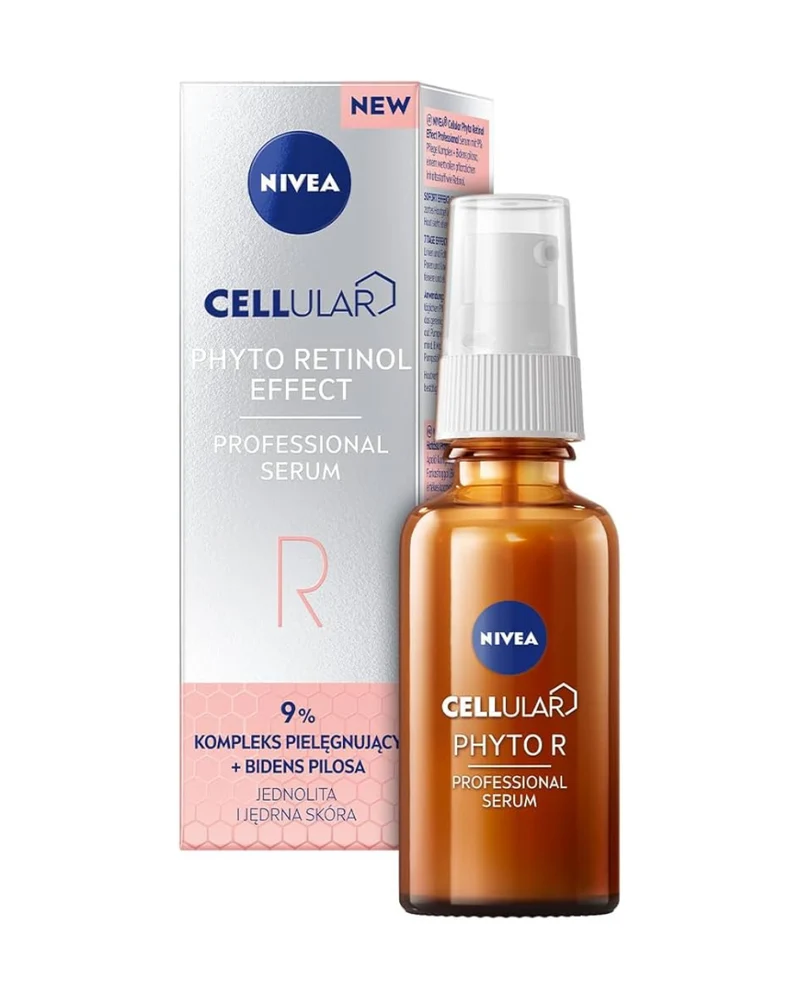 NIVEA Cellular Phyto Retinol Effect – Serum Reafirmante y Uniforme Profesional (30 ml)
