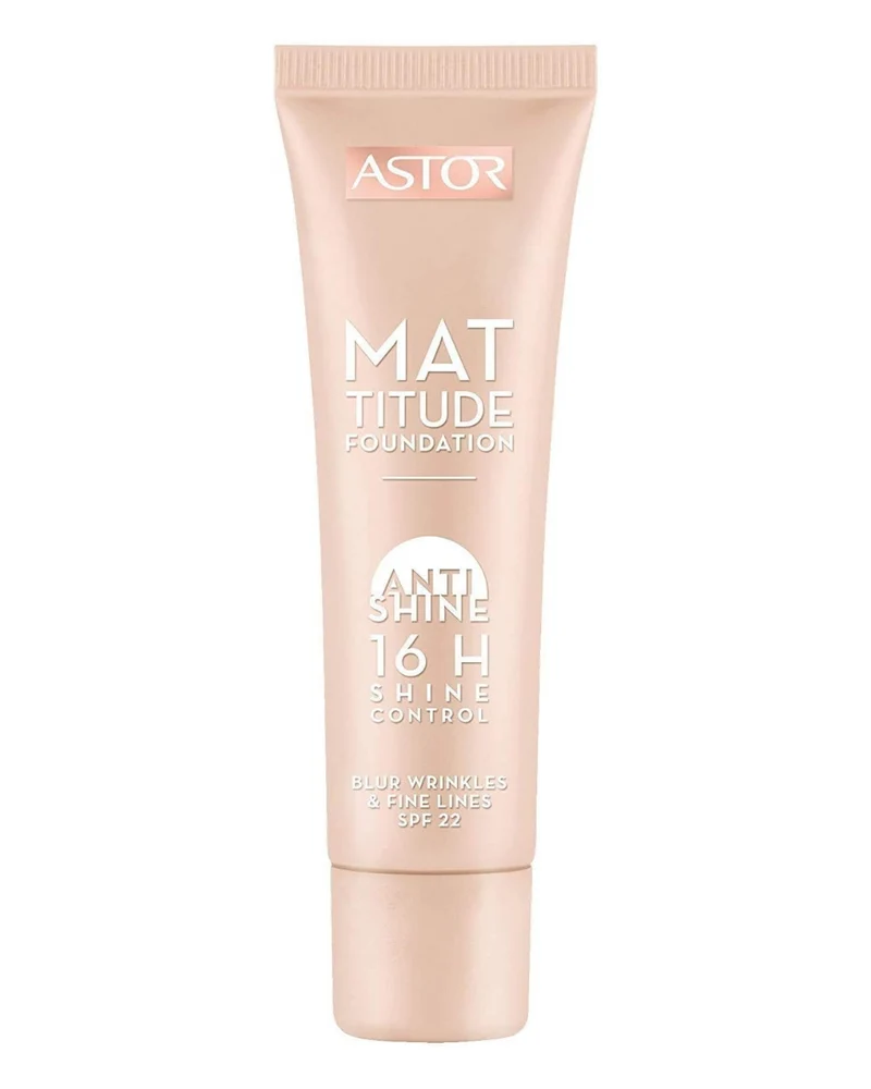 Astor Mattitude Astor Mattitude Foundation Anti Shine 16h Control – Base de maquillaje matificante– Base de maquillaje mate de larga duración