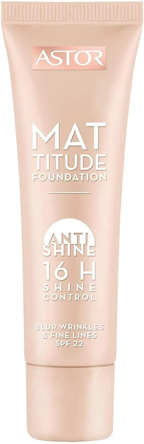Astor Mattitude Astor Mattitude Foundation Anti Shine 16h Control – Base de maquillaje matificante– Base de maquillaje mate de larga duración