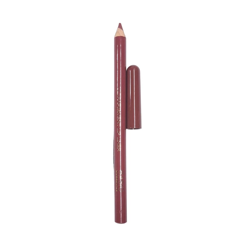 Lápiz Perfilador de Labios - Lip Liner Basic Cosmetic - Granate / Marrón suave