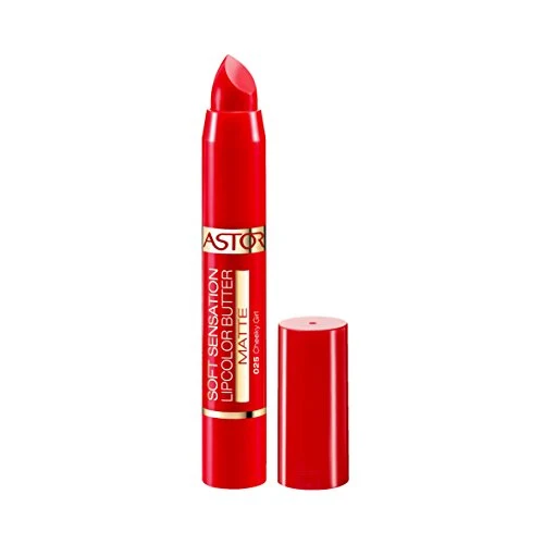 Astor - Soft Sensation Lipcolor Butter Mate – Barra de Labios Hidratante, Mate y Color 3 en 1