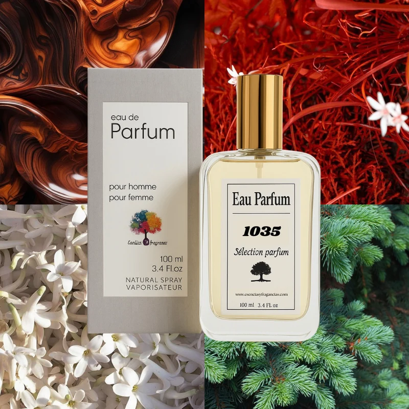 Perfume Nicho 1035 - Símil Baccarat Rouge 540, Maison Francis Kurkdjian (Unisex)