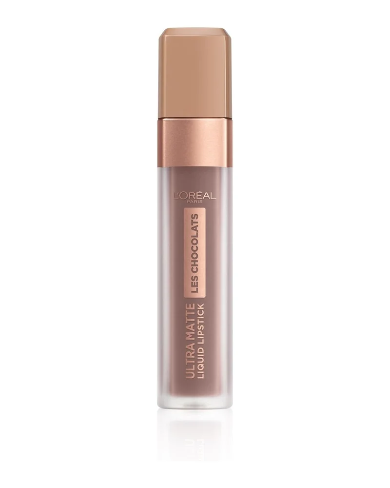 L’Oréal Paris Les Chocolats Ultra Matte Liquid Lipstick - Barra de labios MATE Infalible - 858 “Oh My Choc”