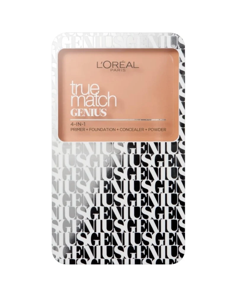 L’Oréal Paris True Match Polvo 4 in 1 (primer, base de maquillaje, corrector y polvo compacto)