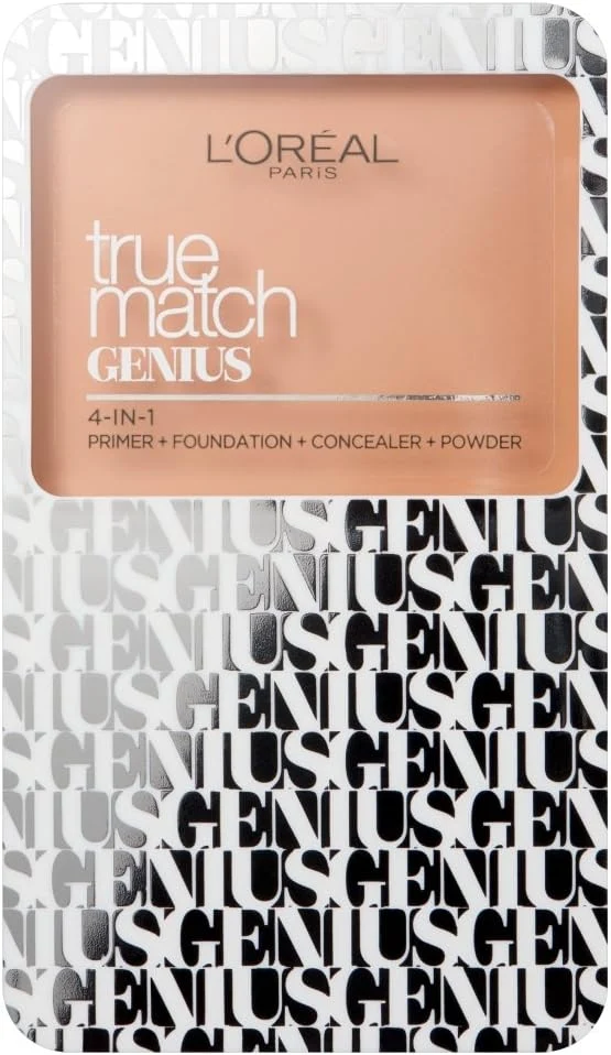L’Oréal Paris True Match Polvo 4 in 1 (primer, base de maquillaje, corrector y polvo compacto)