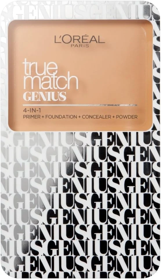 L’Oréal Paris True Match Polvo 4 in 1 (primer, base de maquillaje, corrector y polvo compacto)