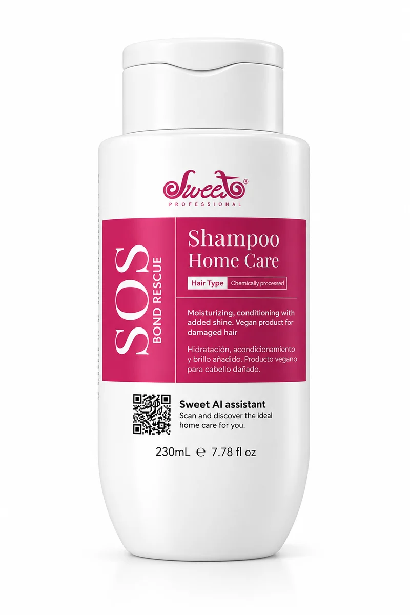 Sweet Professional S.O.S. Shampoo 230 ml – Champú Reparador para Cabello Tratado