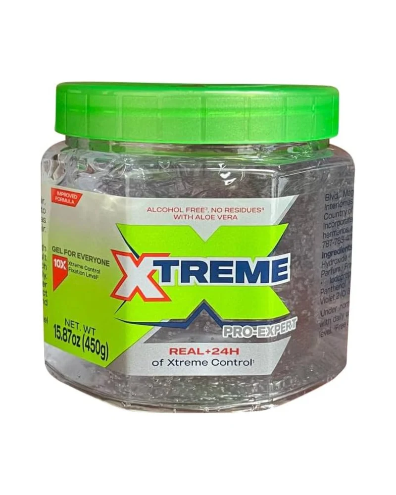 Wetline Xtreme Professional Gel de estilismo para líneWetline Xtreme Professional – Gel de estilismo Extra Hold (15.72 oz / 450 g aprox.) | Fijación extra fuerte para definición duradera sin frizza húmeda de agarre extra, 15.72 onzas