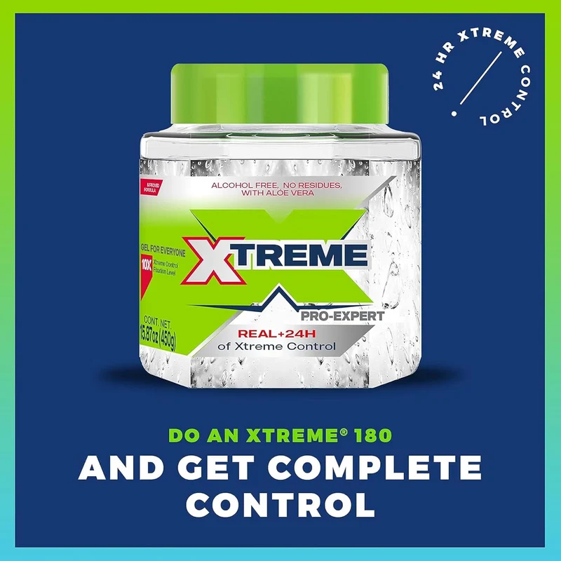 Wetline Xtreme Professional Gel de estilismo para líneWetline Xtreme Professional – Gel de estilismo Extra Hold (15.72 oz / 450 g aprox.) | Fijación extra fuerte para definición duradera sin frizza húmeda de agarre extra, 15.72 onzas